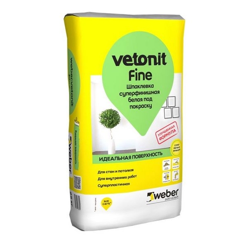 Шпаклевка суперфинишная Fine Weber.Vetonit