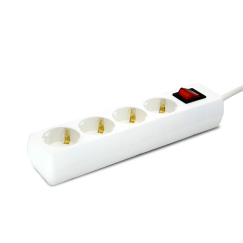 Удлинитель (4места 2р+pe+выкл 5м. 3х1мм2 16A/2,2кВт/220В) UNIT (1/20) NEW