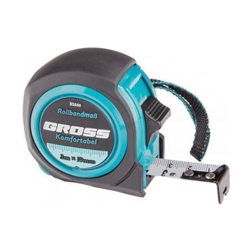 Рулетка Komfortabel 3м х 19мм GROSS