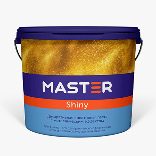Декоративное покрытие Shiny Серебро 2,5 кг