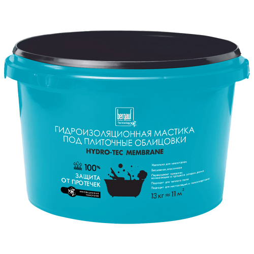 Гидроизоляционная мастика Bergauf HYDRO-TEC MEMBRANE 4кг