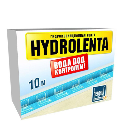 Лента BERGAUF Hydrolenta гидроизоляционная 10м