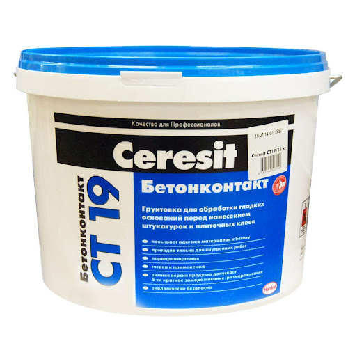 Грунтовка Ceresit CT19 Бетонконтакт