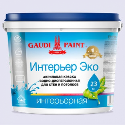 КРАСКА ИНТЕРЬЕРНАЯ ИНТЕРЬЕР ЭКО 23 кг
