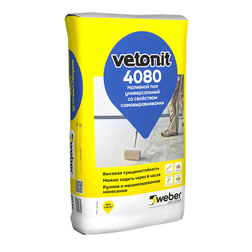 Наливной пол Weber.Vetonit 4080