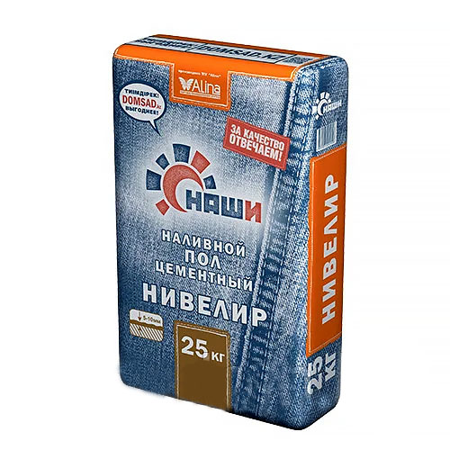 Наливной пол цементный НАШИ «Нивелир» (25 кг)
