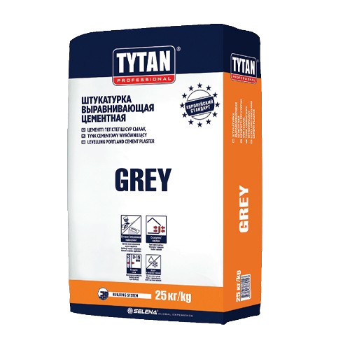 Штукатурка цементная TYTAN GREY