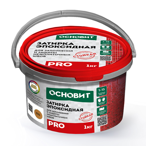 Эпоксидная затирка ОСНОВИТ PRO белая